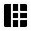 Layout Della Griglia Organizzare Strumento Icon