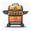 Grill Electrique Barbecue Icône