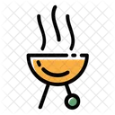 Grill Cooking Smoke Icon