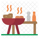 Grillen Grillen Kochen Symbol