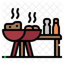 Grillen Grillen Kochen Symbol