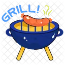 Grill Barbecue Meat Icon