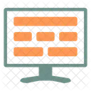 Grille Conception Web Mise En Page Icône