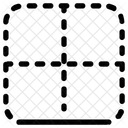 Grille Cellule Inferieure Icône