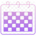 Grille de calendrier  Icône