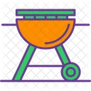 Grilled Bbq Cooking Equipment Icon