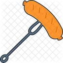 Grilled Sausages Bbq Icon