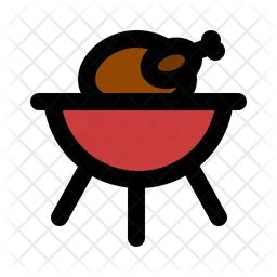 Grilled chicken  Icon