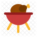 Grilled Chicken Icon