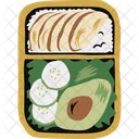 Grilled chicken and rice with avocado salad  Icon