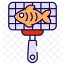 Grilled Fish Fish Bbq Cooked Fish Icon