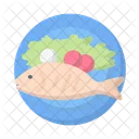 Grilled Fish Seafood Cooked Fish Icon