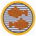 구운 음식 해산물 구이 생선 구이 아이콘