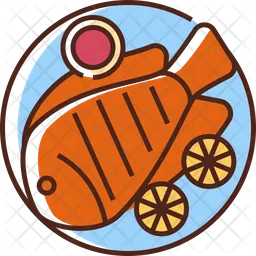 Grilled fish  Icon