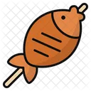 Grilled Fish Barbeque Seafood Icon
