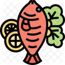 Grilled Fish Grilled Seafood Fish Icon