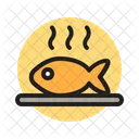 Grilled Fish Dish Fish Icon