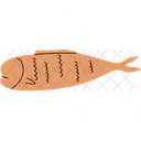 생선구이 해산물 조리된 생선 아이콘
