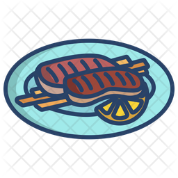 Grilled Meat Icon