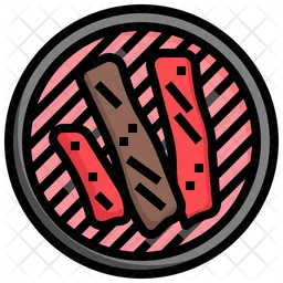 Grilled Meat  Icon