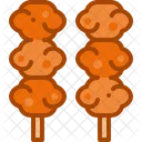 Grilled Meat Skewer Icon