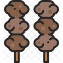Grilled Meat Skewer Icon