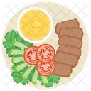 Grilled Sausage Dipping Icon
