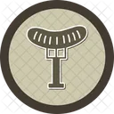 Grilled Sausage Neon Signs Bbq Icon