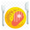 Grillfleisch  Symbol