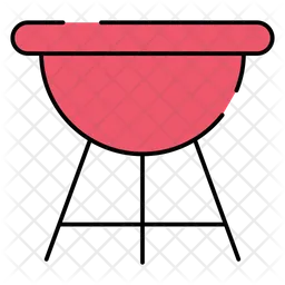 Grillherd  Symbol