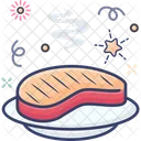 Grilling Steak Grill Icon