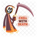 Grim Reaper Macabre Morbid Icon