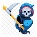 Grim Reaper Death Character Halloween Costume Icon