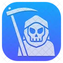 Grim Reaper Halloween Death Icon