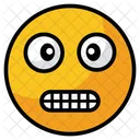 Grimacing Emoji Face Icon