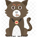 Grimacing Cat Grimacing Awkward Icon