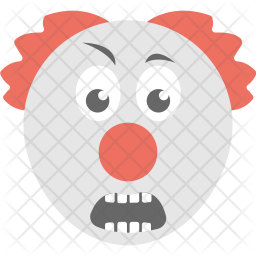Grimacing Clown Icon