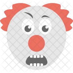 Grimacing Clown  Icon