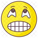 Grimacing Emoji Grimacing Expression Emotag Icon