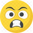 Grimacing Irritated Mouth Icon