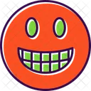Grinning Face Emoji Emoticon Icon