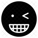 Grin Wink Smile Icon