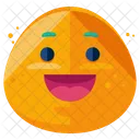 Grin Emoji Face Icon