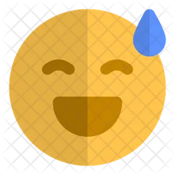 Grin sweat  Icon