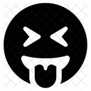 Grin tongue squint  Icon