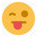 Grin Tongue Wink  Icon