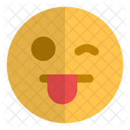 Grin tongue wink  Icon