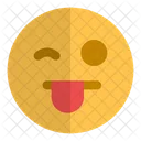Grin Tongue Wink Icon