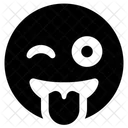 Grin tongue wink  Icon