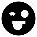 Grin Tongue Wink Wink Emoji Icon